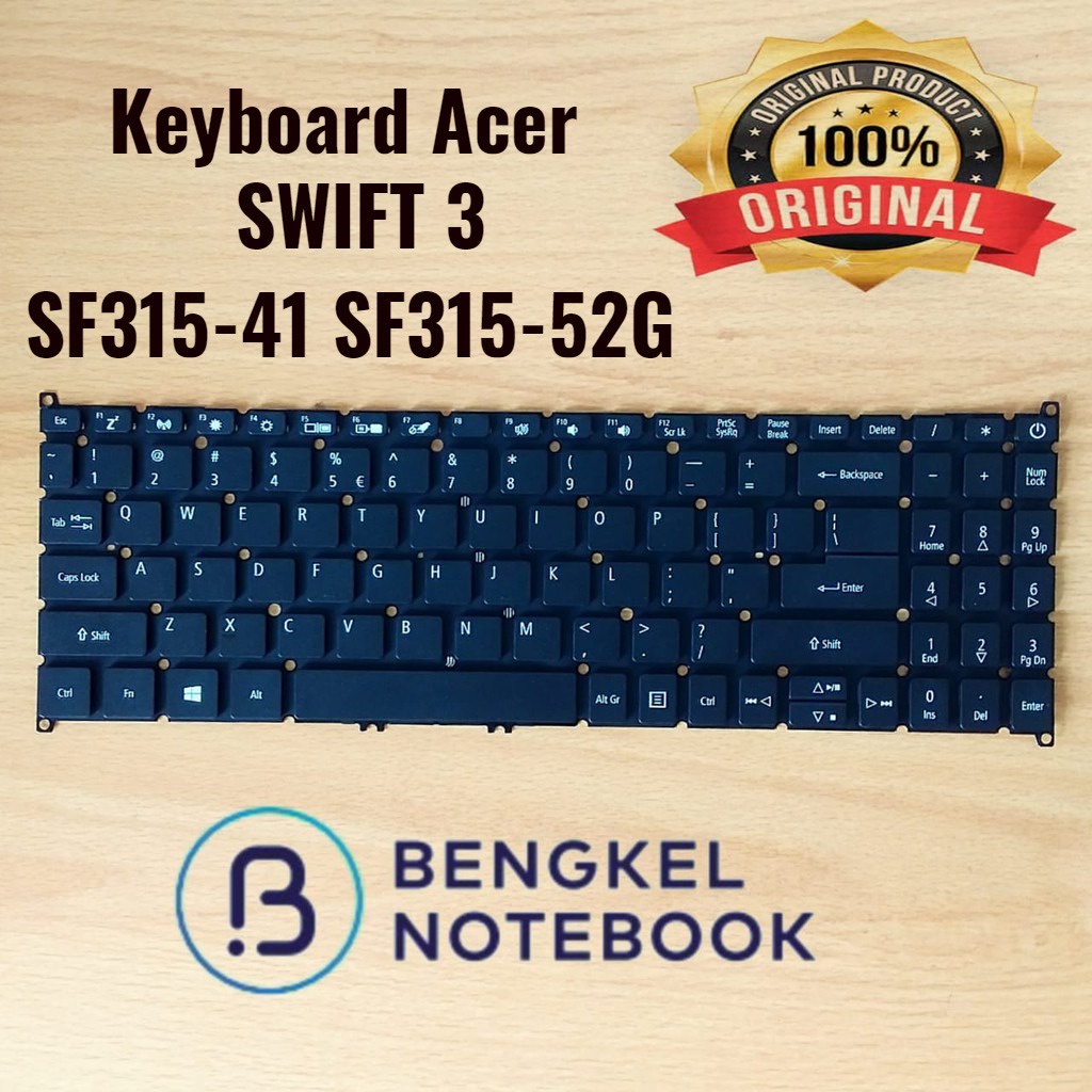 Keyboard Acer SWIFT SF315-52 SF315 SWIFT 3 SF315-41 SF315-52G SF315-51G N17P4 A615-51 N17C4 SF315-51