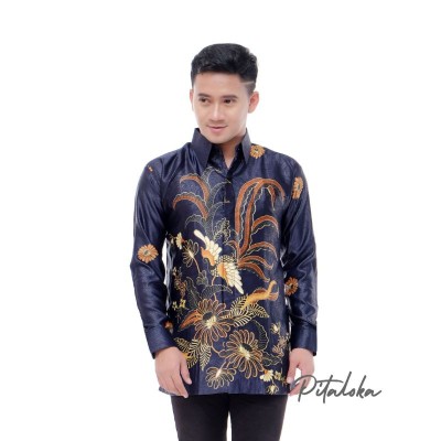 Kemeja Batik Semi Sutra Silky Premium  Puring Istimewa