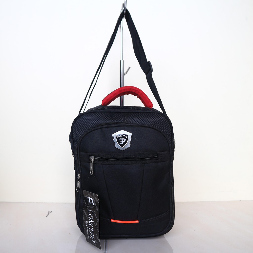 Tas Selempang Slempang Concepet HItam Cassual Bagus Stylish Keren Kece