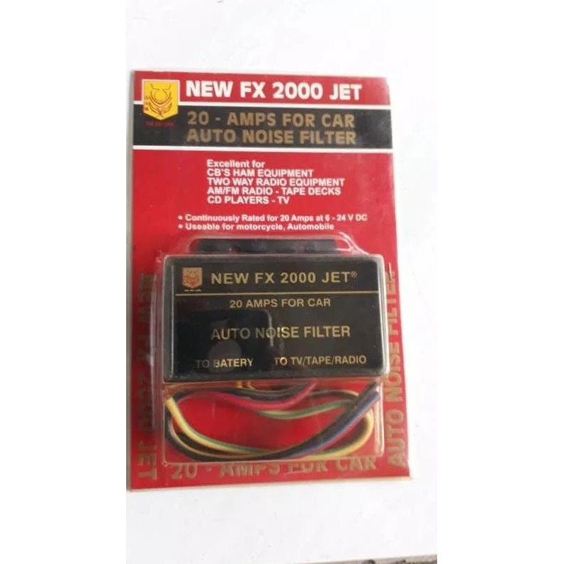 ANTI STORING Mobil NEW FX 2000 JET - AUTO NOISE FILTER 20 AMPERE Segera Beli