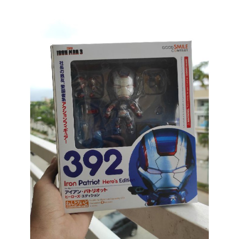 Action Figure Avenger Iron Patriot hero's Edition Nendoroid 392