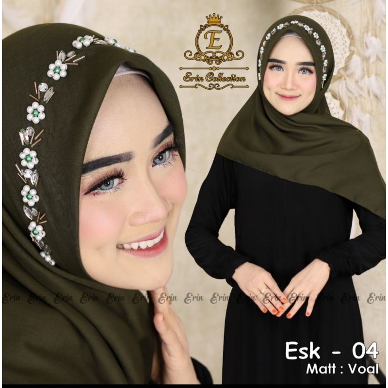 SEGIEMPAT VOAL PERMATA/ SEGIEMPAT VOAL PAYET/HIJAB PESTA