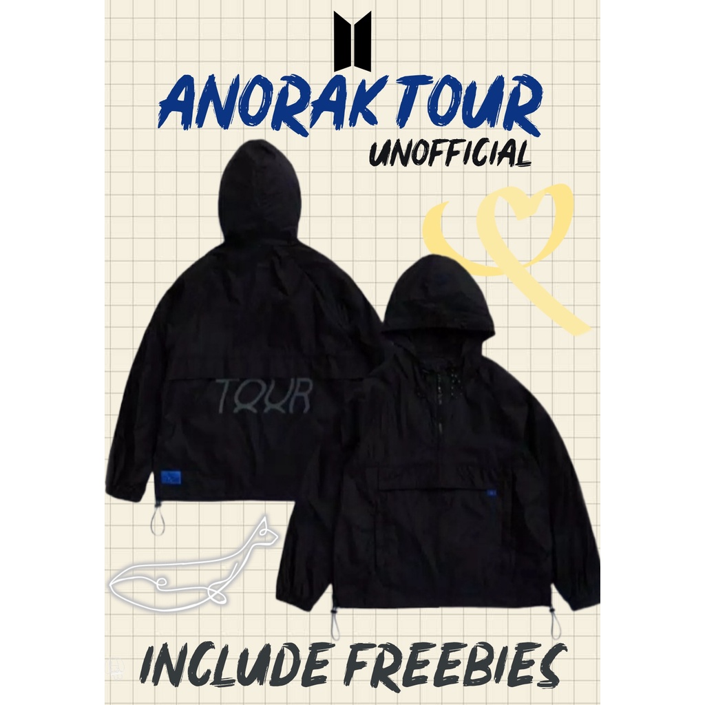 Real picture Jaket Anorak BTS MAP OF THE SOUL