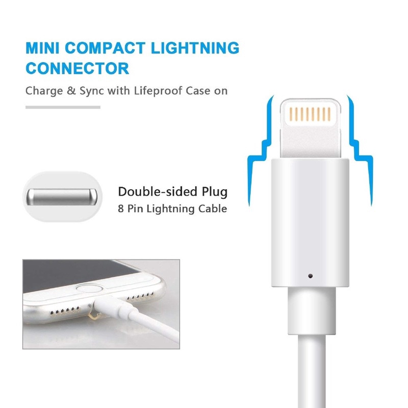 Kabel C-harger L-ightning Usb Panjang 1m Untuk For I-phone Xs Max 11 Pro Max X 7 6s 6plus A-irpods