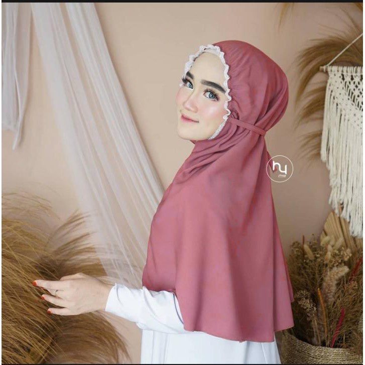 (PROMO) JILBAB BERGO RENDA MARYAM / ELYA HIJAB / KHIMAR RENDA MARYAM TERMURAH BEST SELLER