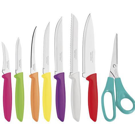 

pisau gunting set 8 pcs tramontina pelenus black
