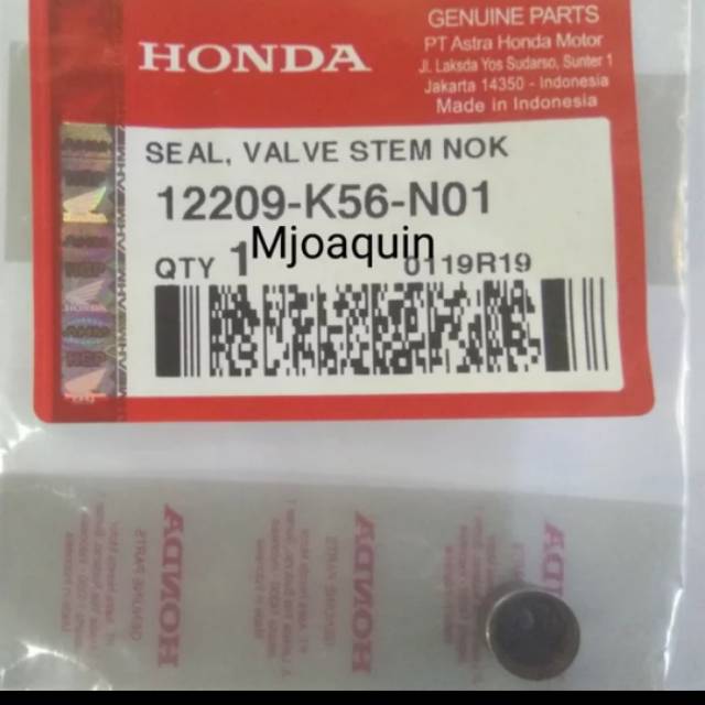 Seal Valve Seal Klep New CB150R Vario160 PCX160 Sonic 150 R CBR150R K45 G Supra GTR 150 Ori Honda AH