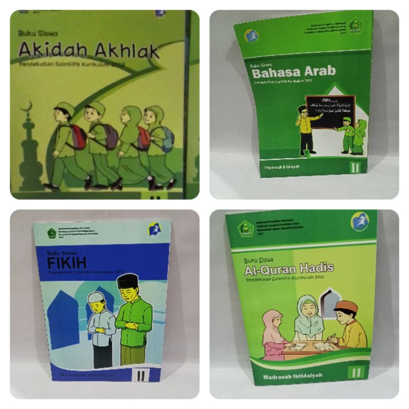 

buku satu paket madrasah ibtidaiyah kelas dua pendekatan saintifik kurikulum 2013