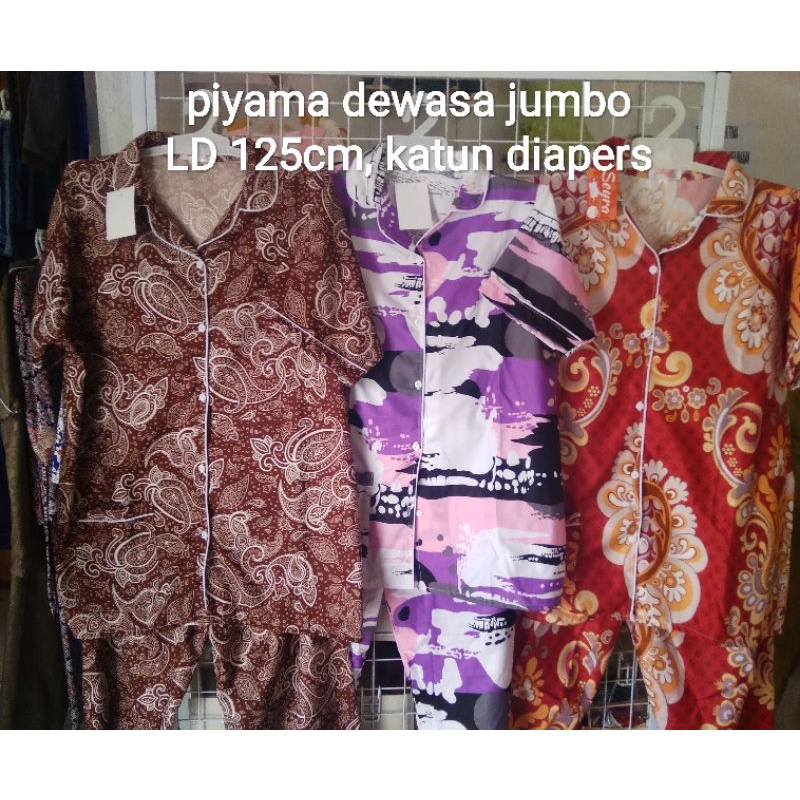 piyama katun jumbo LD 125cm
