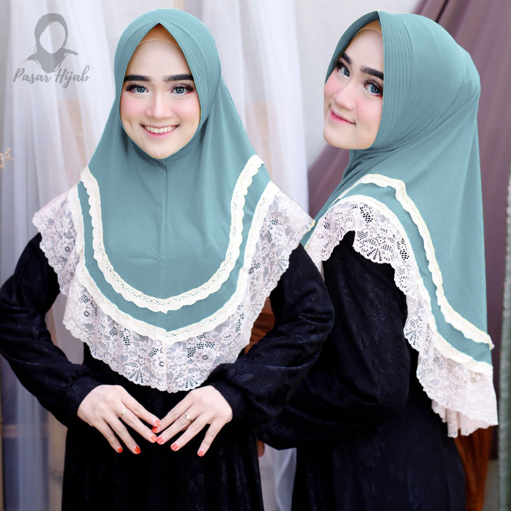 Jilbab Instan Cleo Hijab Instan Jersey Premium Kerudung Bergo Pasar Hija'b