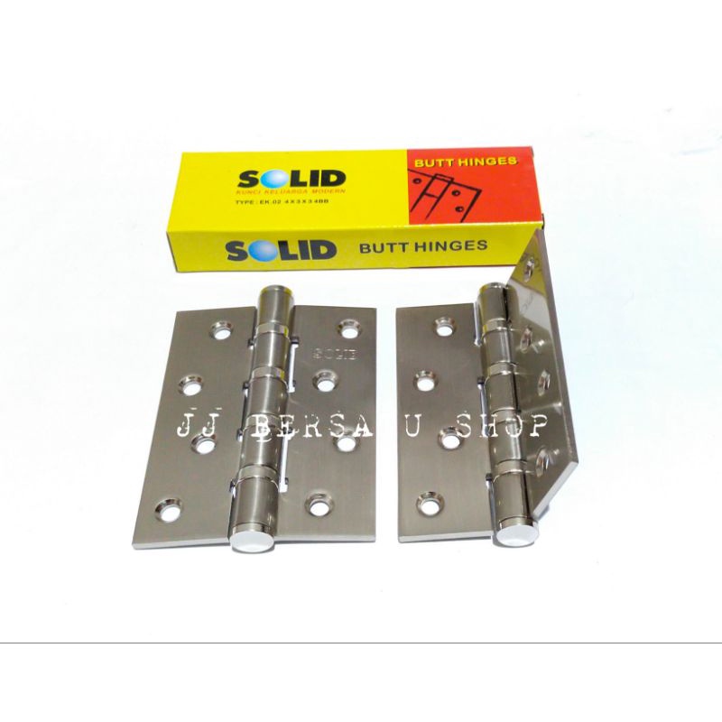 engsel pintu 4 inch SOLID