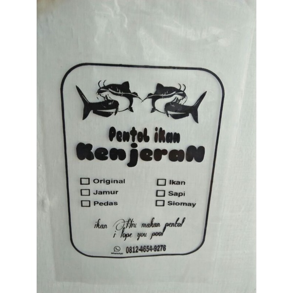 sablon plastik pe 15x20 tebal 08 kemasan makanan frezer