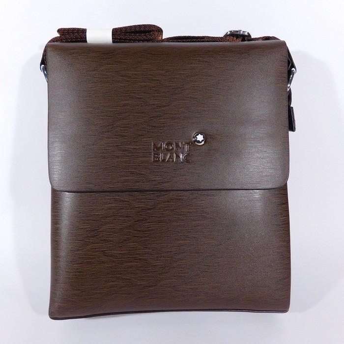 TAS SELEMPANG PRIA KANTOR CASUAL IMPORT BRANDED | MONTBLANC 6688 BROWN