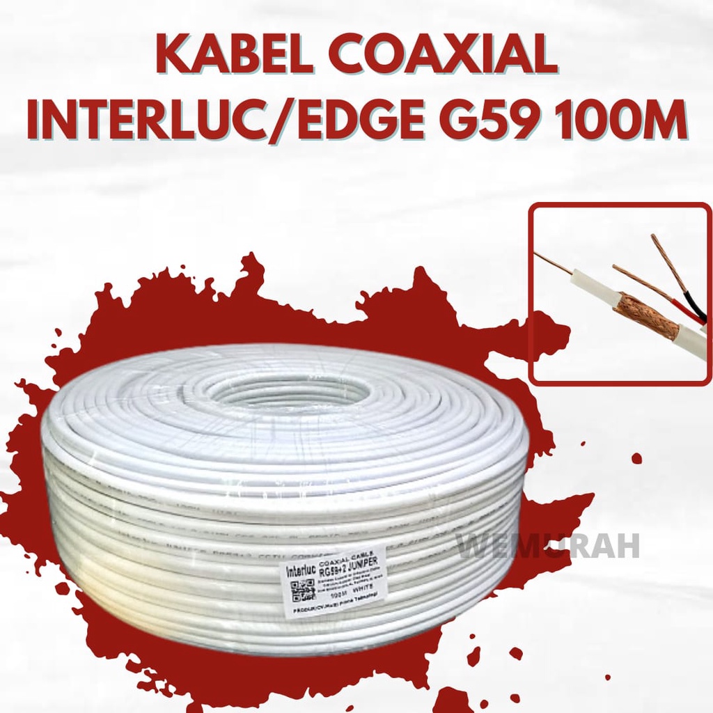 Kabel CCTV RG59 100 meter - Kabel LAN 100M