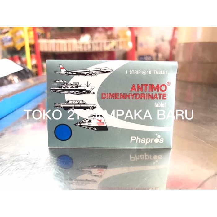 Jual Obat ANTIMO 1 STRIP @ 10 TABLET | Sakit Perut Muntah Mual