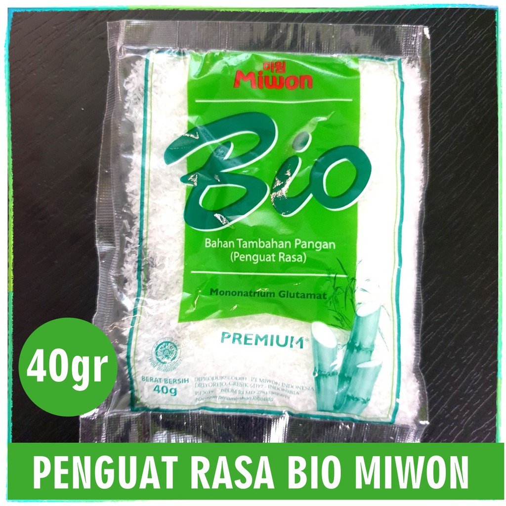 

Bio Miwon Penguat Penyedap Rasa Micin Masakan 40gr