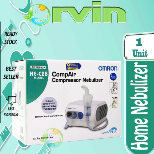 Terbaru OMRON COMPRESSOR NEBULIZER NE-C28/ALAT UAP NEBULIZER/ALAT UAP ASMA