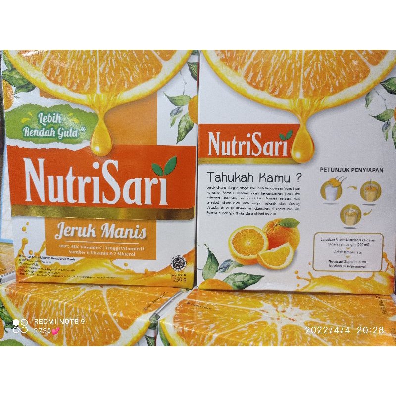 

NutriSari Jeruk Manis 250gr