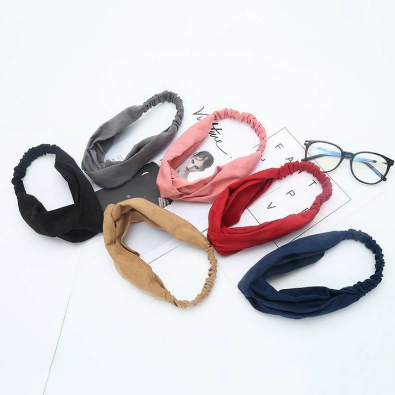 ✨NAGIHI✨ Bando Simple Korean Style Bandana Simpul Fashion Wanita Bando Import Murah/ BANDO KOREA