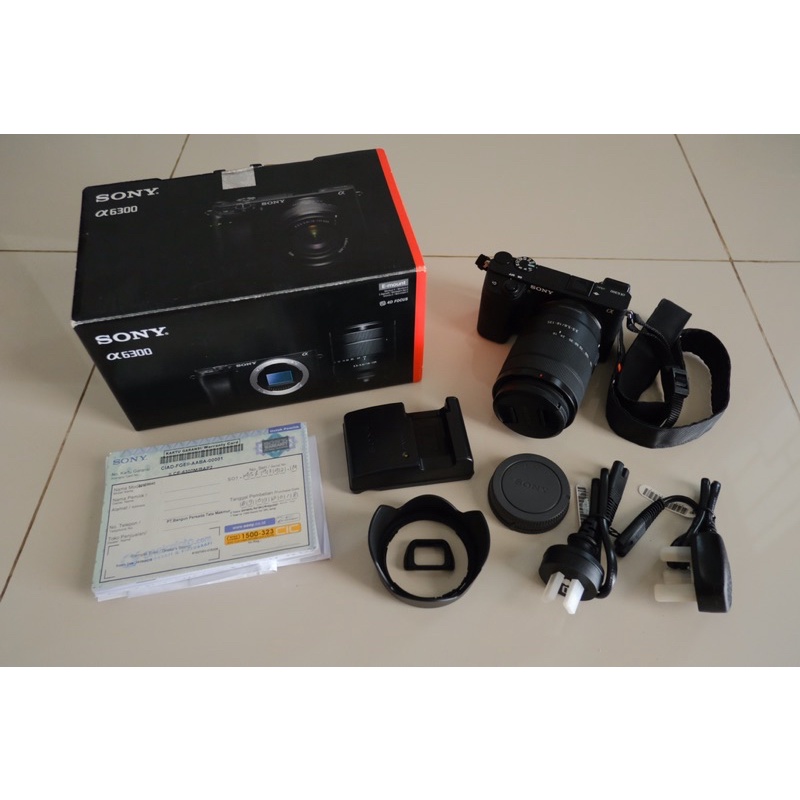 SONY ALPHA A6300 KIT 18-135mm F3.5-5.6 SECOND LIKE NEW