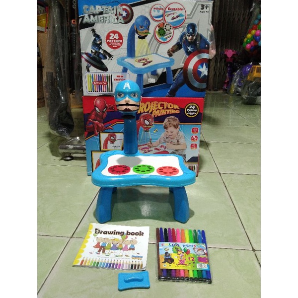 mainan projector painting alat melukis projektor