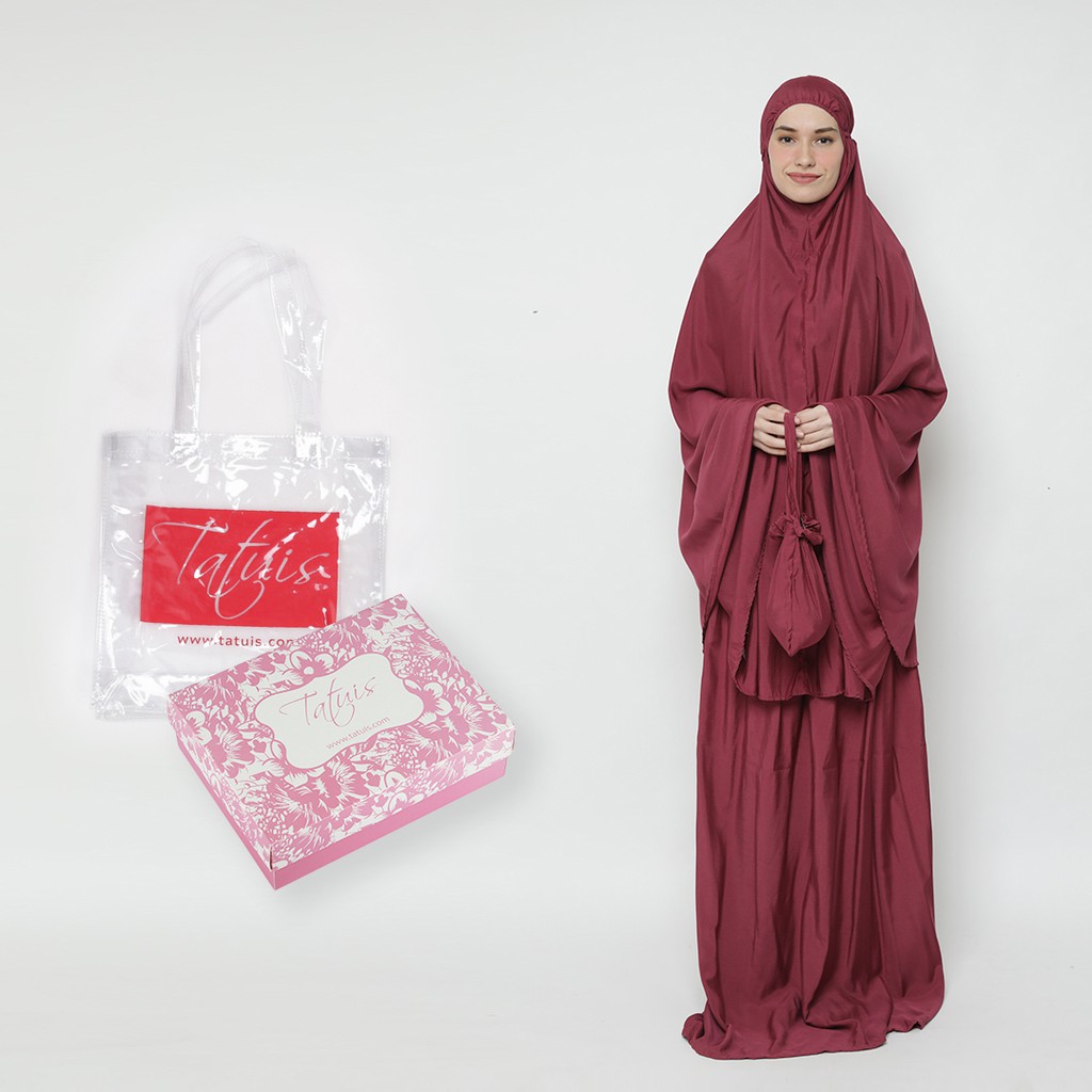 Paket Ramadhan Hampers Mukena Tatuis Tiara 406 Magenta