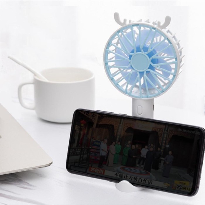 Barangunik2021 -Kipas Angin Portable Mini Fan Terbaru Ada Holder HP / Mini Fan Usb L18