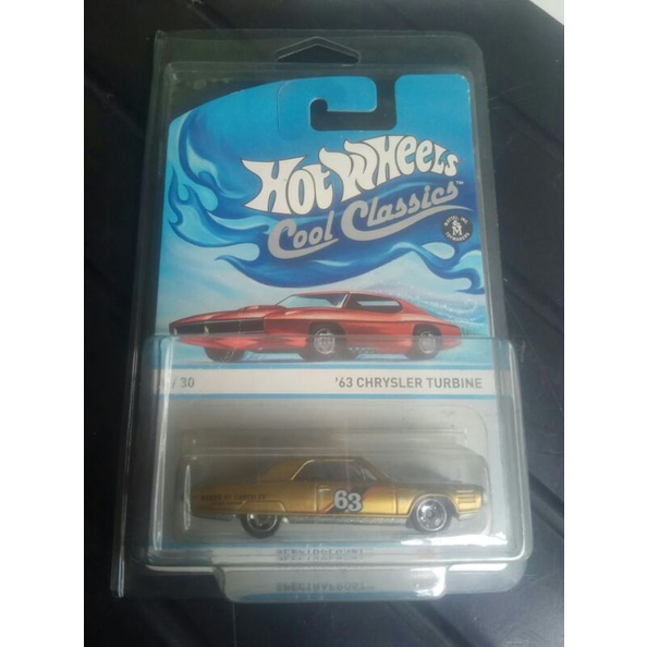 hotwheels cool classic 63 CHRYSLER TURBINE HW SPECTRAFROST rare variant