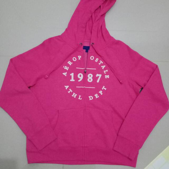Size XXL fit XL Sweater zipper Hoodie Aeropostale Aero New Brand Original Sisa eksport wanita