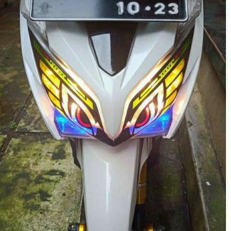 sticker lampu honda vario 125 tahun 2013