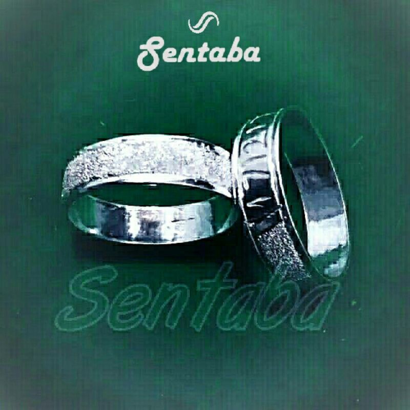 Cincin  Couple Perak Murni 999