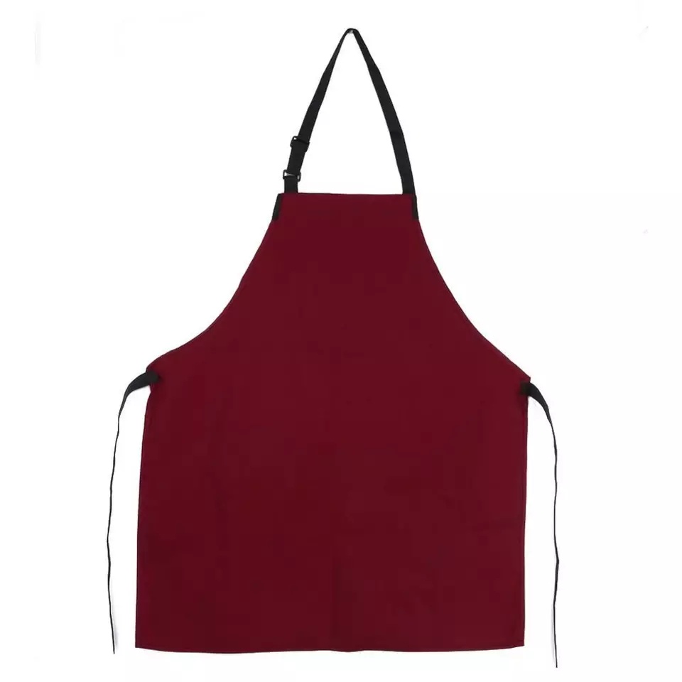 Apron Celemek Masak Murah Waiter Drill Custom Pria Wanita Grade A Original