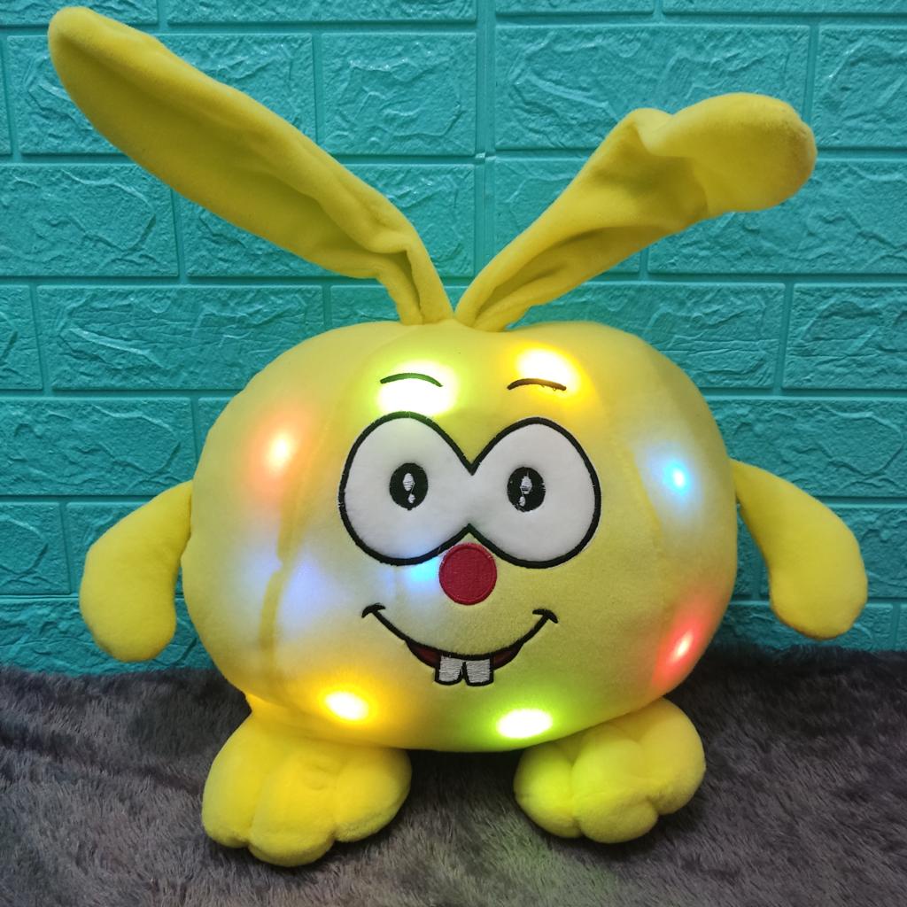 Boneka Rabbit Kelinci Jimmy Rabbit LED Lampu Menyala Berlabel SNI