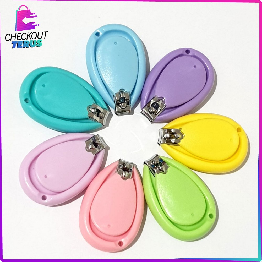 CT C54 Gunting Kuku Bayi Set Jepit Kuku Mini Anak Anti Slip Nail Clipper Gunting Kuku Portable Aman Untuk Bayi