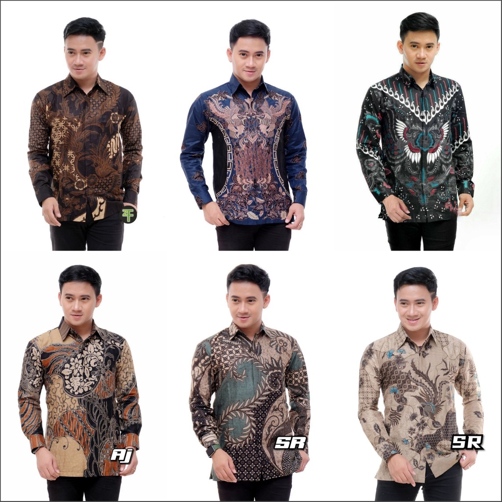 Batik Lengan Panjang M L XL XXL Kemeja Batik Pria Lengan Panjang Modern Batik Kantor Pria Bahan Katun Halus Nyaman dan Adem dipakai Murah Berkualitas Ori Batik Sofia Lengan Panjang