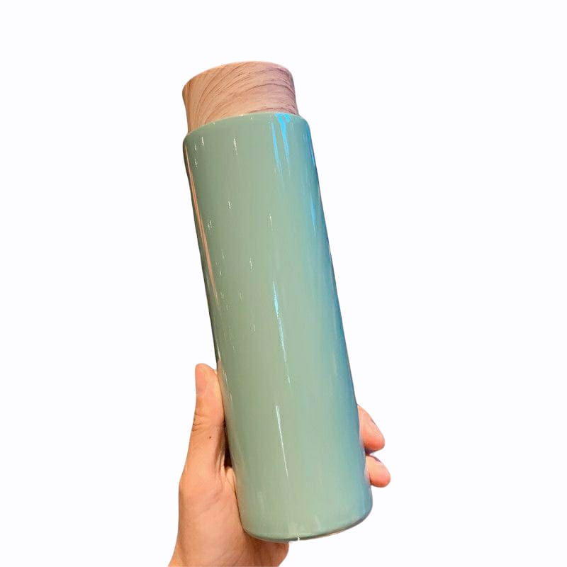 UNNISO - Botol Minum Thermos Tumbler Motif Tutup kayu BT05