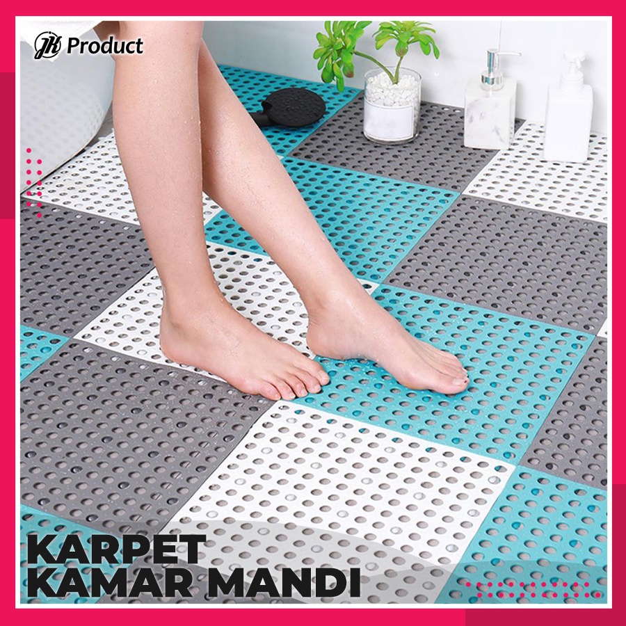 Jual Karpet Kamar Mandi Anti Licin Keset Matras Penutup Lantai 30x30