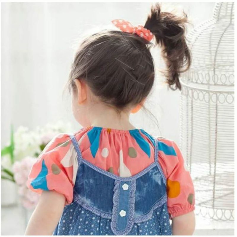 ~ PIYOSHI08 ~ Ikat Rambut Ala Korea Anak Dan Wanita MOTIF RANDOM Aksesoris Rambut AF18