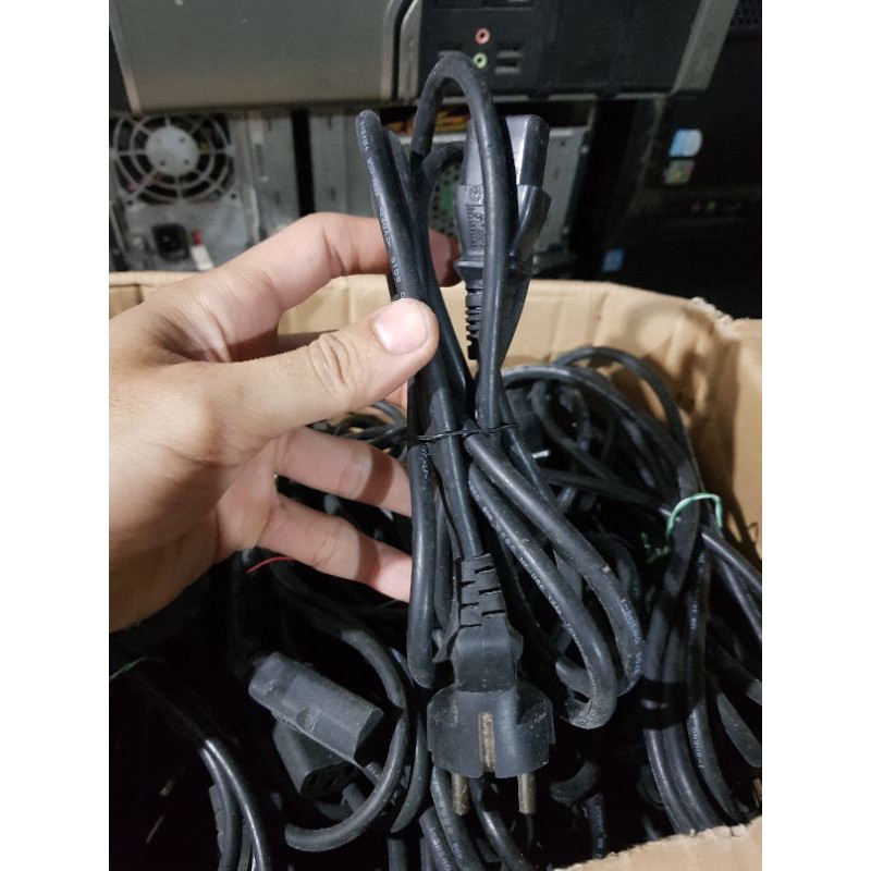 Kabel power pc komputer original builtup tebal