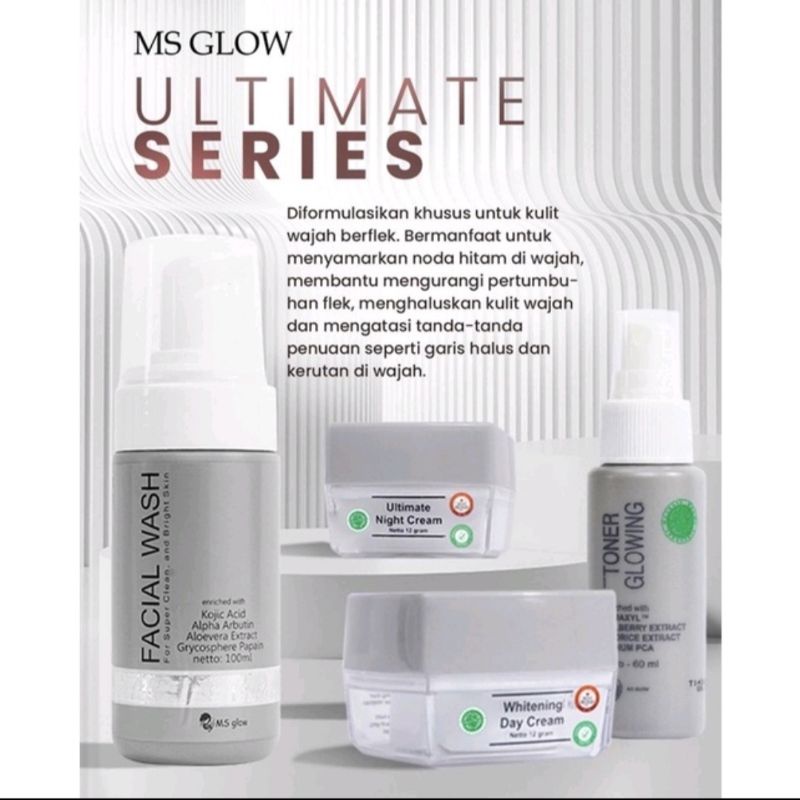 MS GLOW PAKET WAJAH SKINCARE ORIGINAL