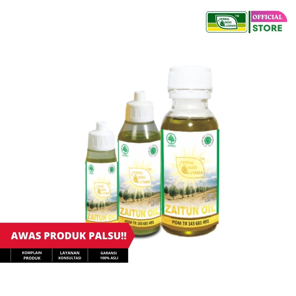 Hiu Minyak Zaitun (100ml) 100% Murni Zaitun Extra Virgin Oil