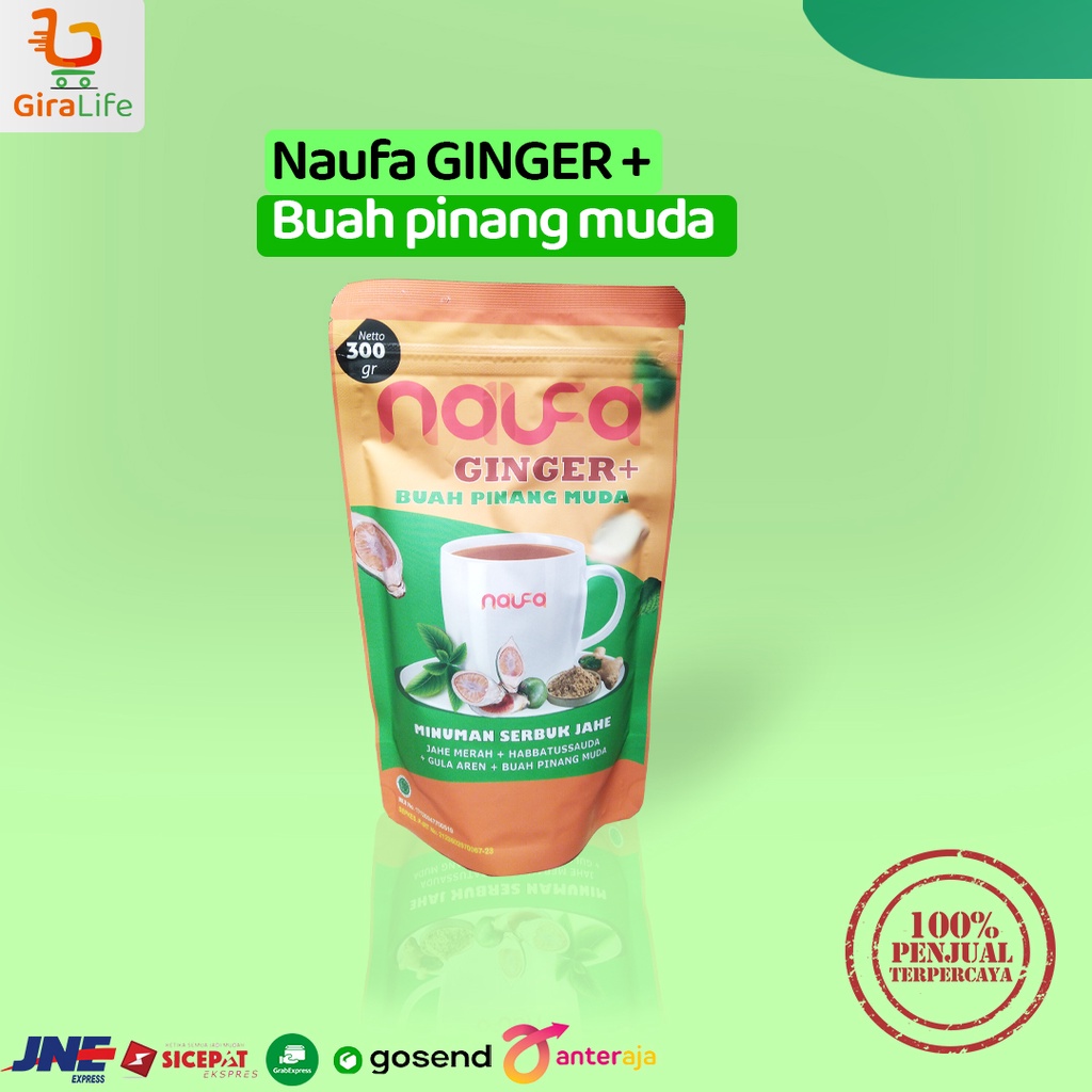 

Minuman Serbuk Jahe Asli Naufa Ginger + Buah Pinang Muda 300 gr