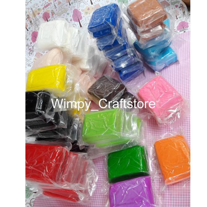 jual bahan clay ekonomis blessing clay cold porcelain air dry clay
