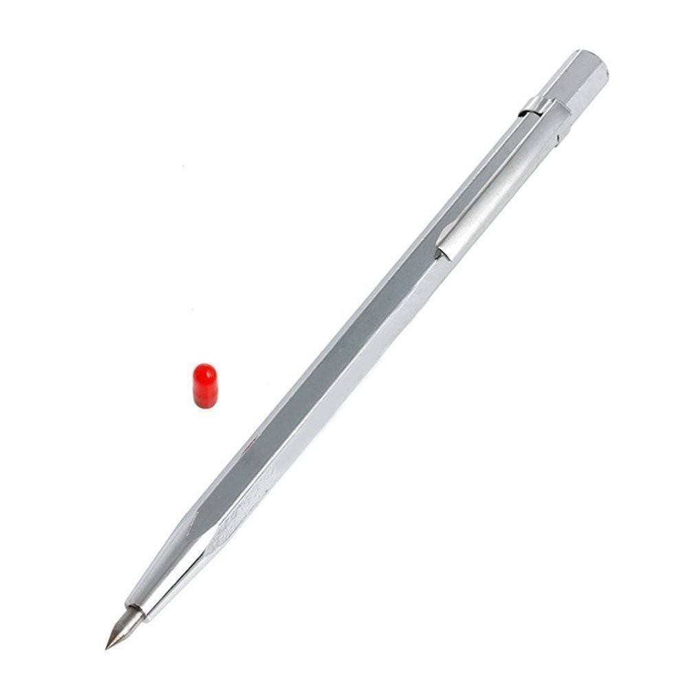 

Tungsten Carbide Pen Scriber Etching Engraver Sheet Metal Marking Tool Pulpen Penitik Penanda Awl