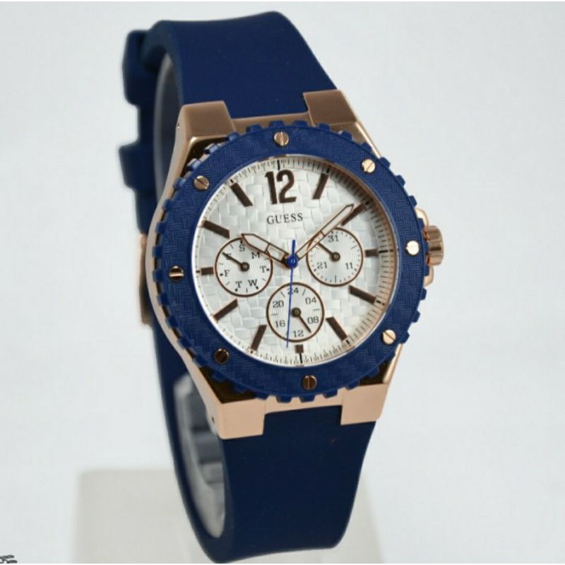 Jam Tangan Wanita Guess W0149L5 Rubber Original Murah