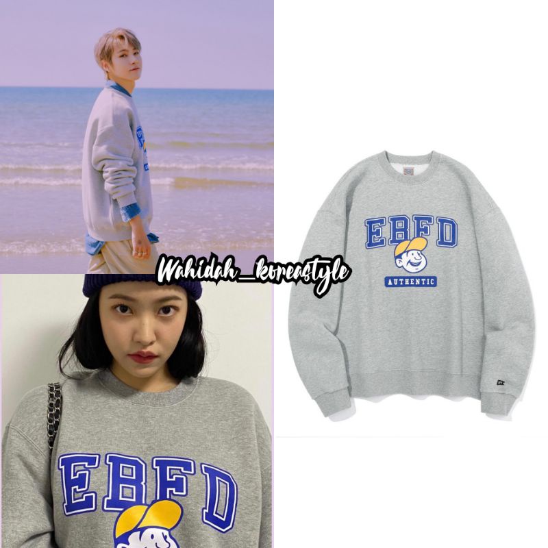 Sweater Renjun NCT / Yeri Red Velvet "EBFD Authentic" Baju Idol K-Pop Fashion