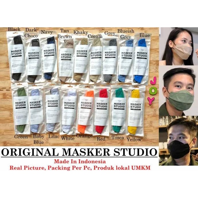 Ready Stok Asli Masker Studio 4D/Masker Kain /Evomed /Masker 4Ply