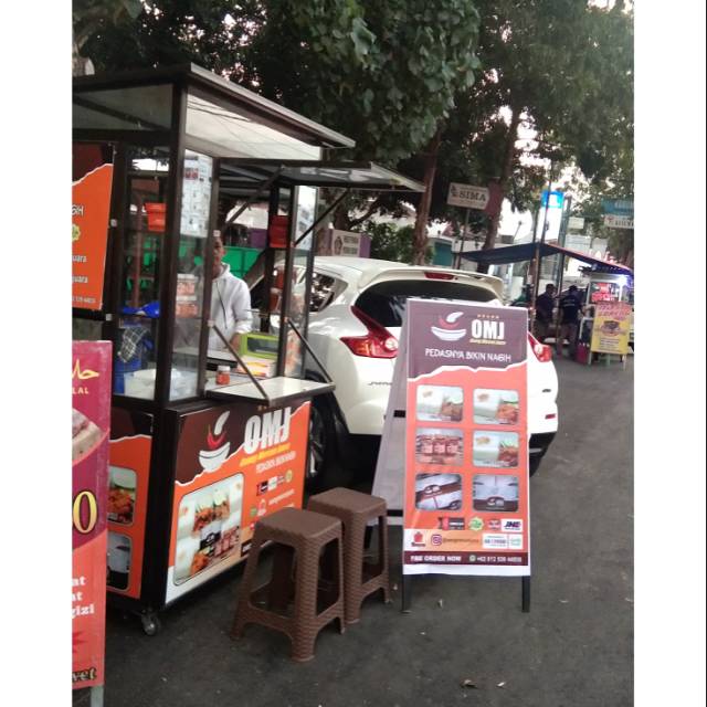 

Paket franchise omj komplit both dan perlengkapanya