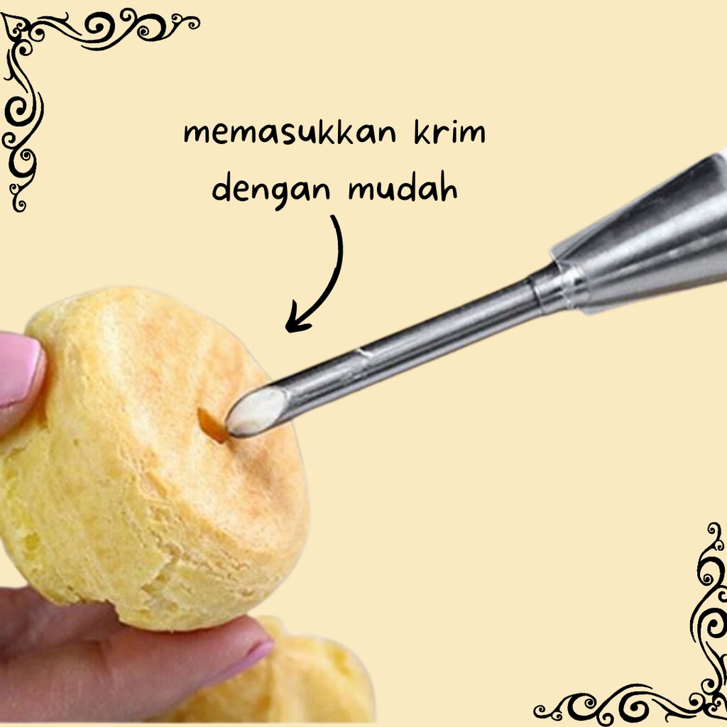 Spuit Filling Cream Untuk Memasukkan Isian Krim Selai Sus Donat Roti