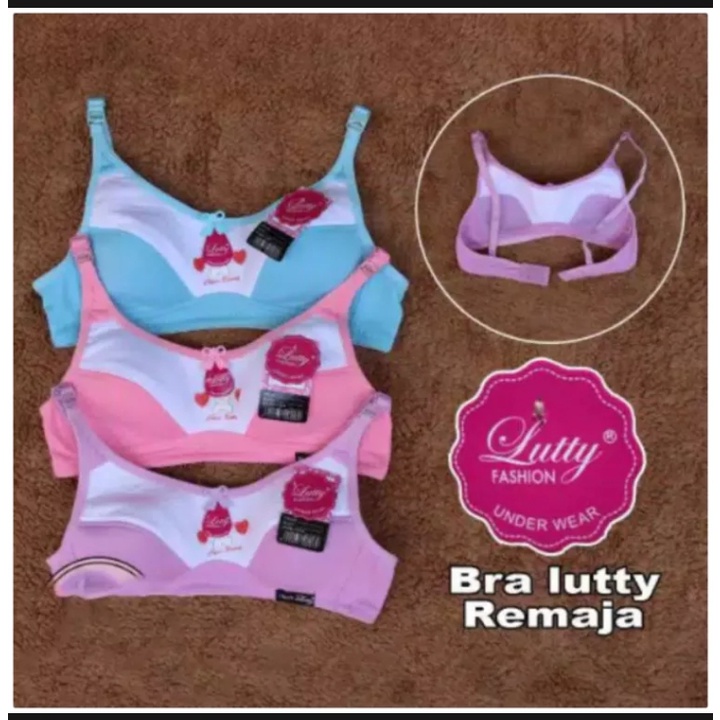 BRA LUTTY/BH WANITA/KAIT 2/TAMPA BUSA/TAMPA KAWAT/BH ABG MURAH| Ukuran 32/34/36| PAKAIN DALAM